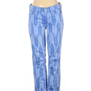 J. Crew Factory Store Jeans Blue Boho Straight Leg Low Rise Sz 25 #174